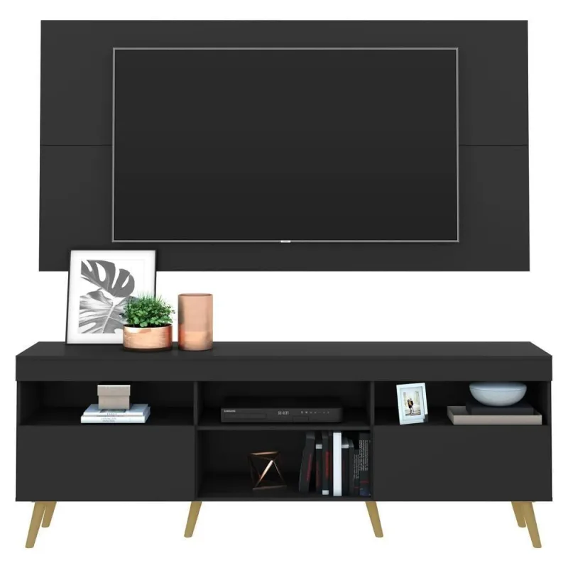 Rack Com Painel 65" Retrô Flórida Multimóveis V3133 - Multimóveis