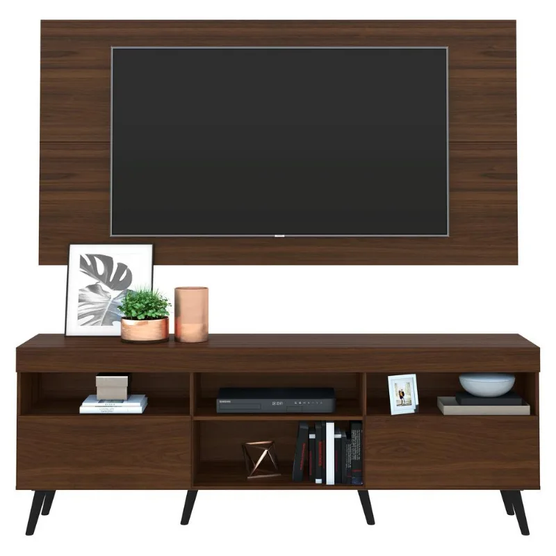 Rack com Painel e Suporte TV 65" Retrô Flórida Multimóveis V3134 - Multimóveis