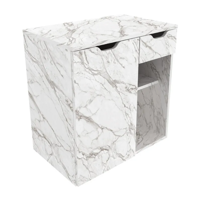 Gabinete Banheiro 1 Porta 1 Gaveta 60cm Multimóveis VCR10085