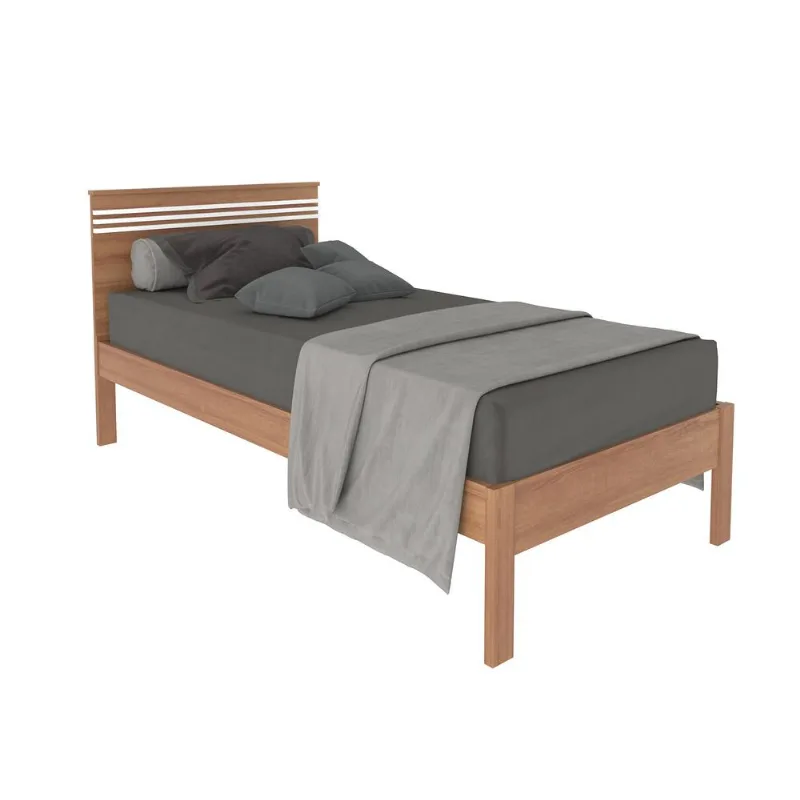 Cama de Solteiro para Colchão 88 x 188cm Multimóveis VCR35014 - Multimóveis