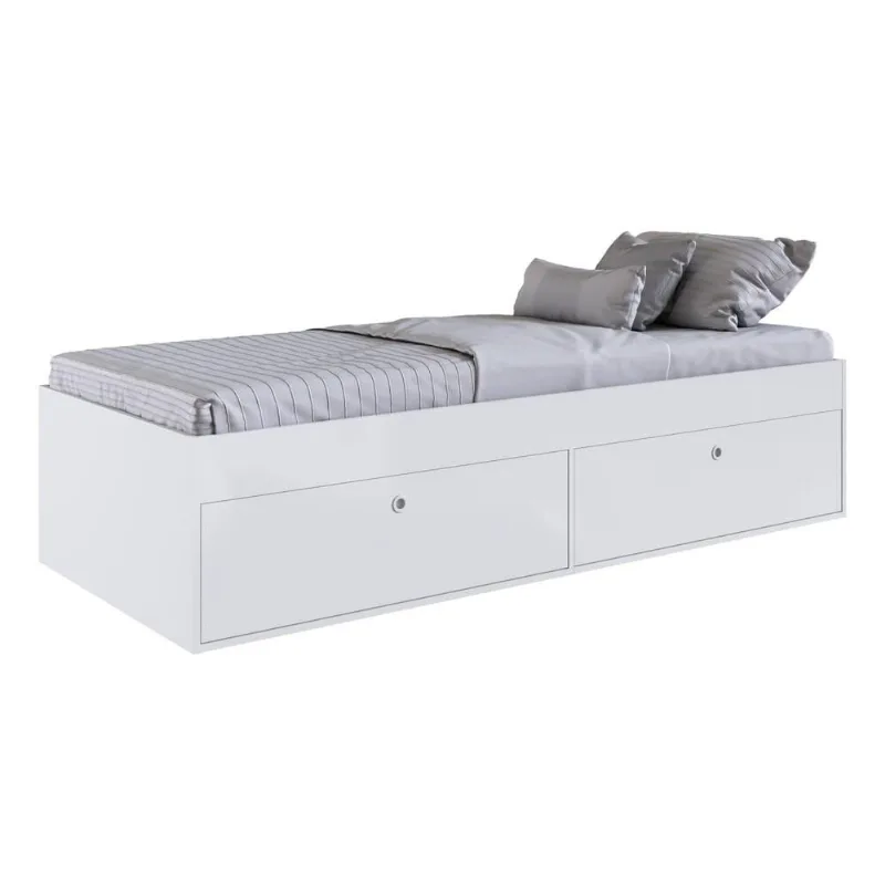 Cama Solteiro 4 Portas para Colchão 188x78cm Multimóveis CR40090