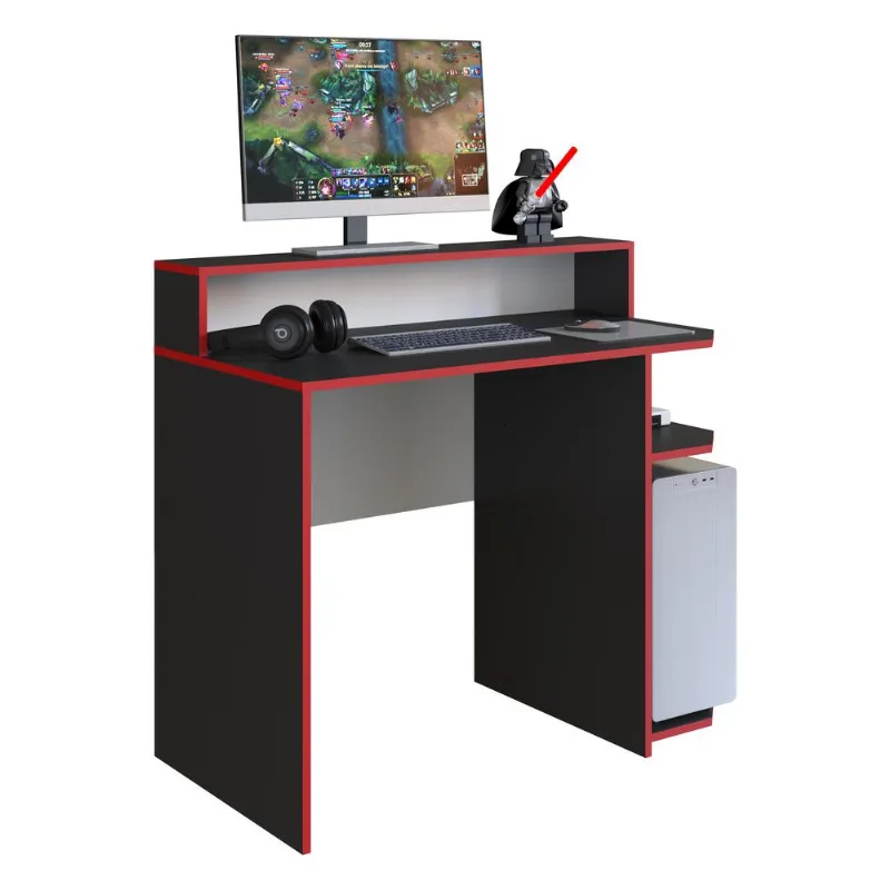Mesa Gamer com Suporte para CPU Multimóveis CR25237 - Multimóveis