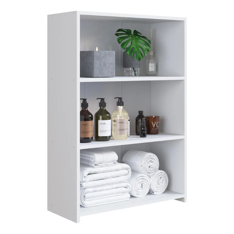 Gabinete Banheiro 63cm com Prateleiras Multimóveis CR10099 - Multimóveis