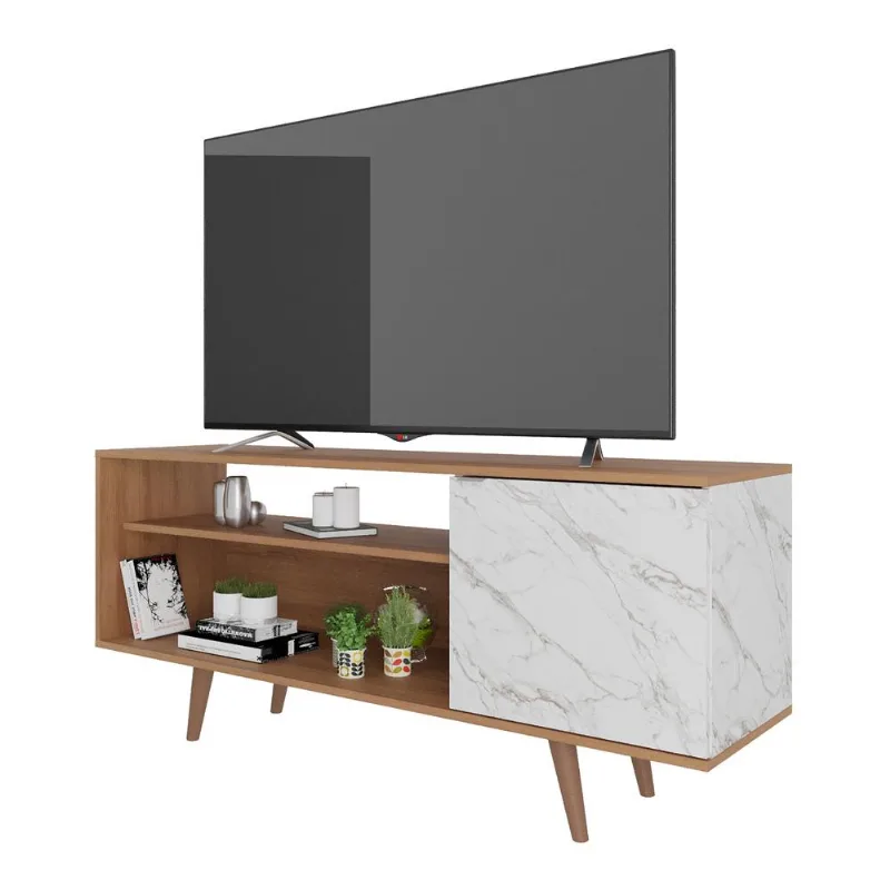 Rack TV 42" Retrô com 1 Porta Multimóveis CR45205 - Multimóveis