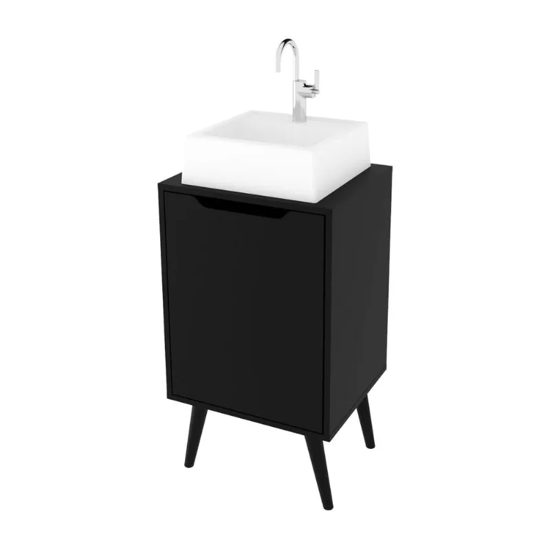 Gabinete Banheiro 45cm 1 Porta Retrô Multimóveis CR10120