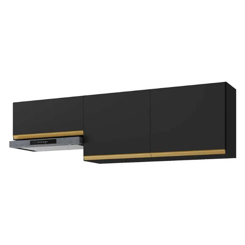 Kit 2 Armários de Cozinha Aéreos 3 Portas Veneza Multimóveis MP2145 - Multimóveis