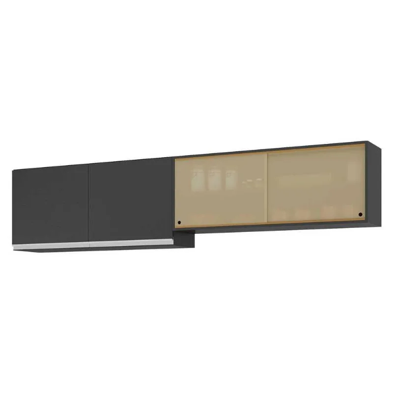 Kit 2 Armários de Cozinha Aéreos 4 Portas Veneza Multimóveis MP2150 - Multimóveis