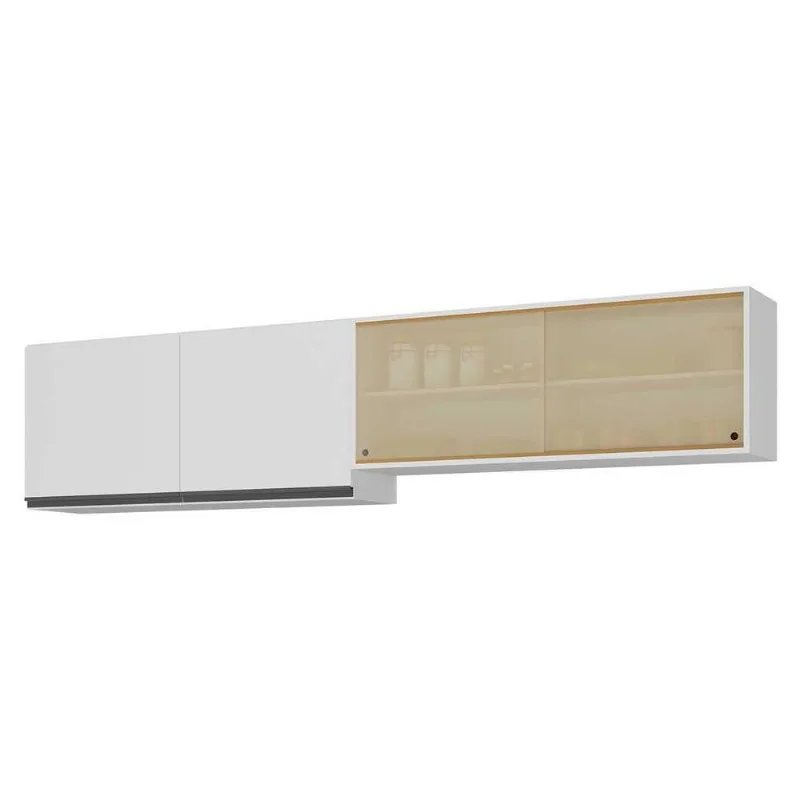 Kit 2 Armários de Cozinha Aéreos 4 Portas Veneza Multimóveis MP2150 - Multimóveis