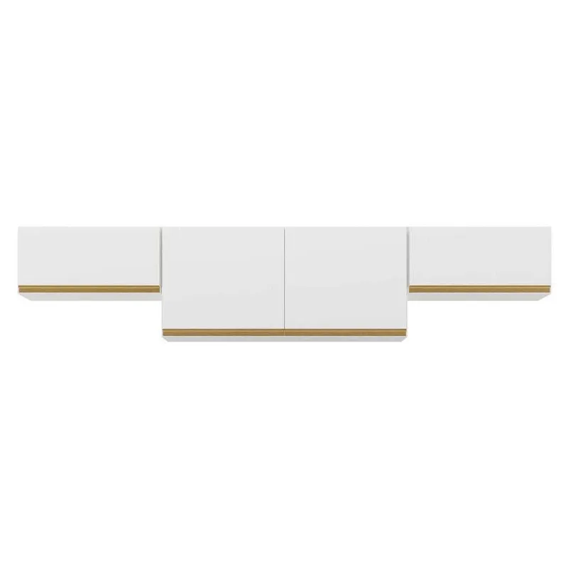 Kit 3 Armários de Cozinha Aéreos 4 Portas Veneza Multimóveis MP2151