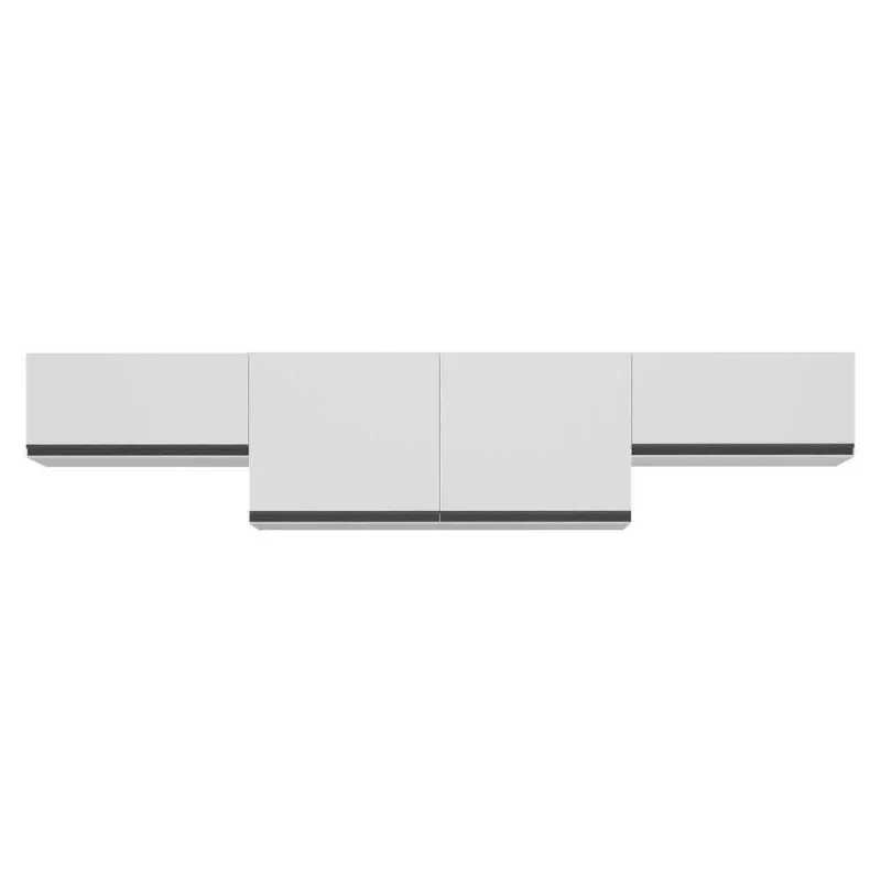 Kit 3 Armários de Cozinha Aéreos 4 Portas Veneza Multimóveis MP2151