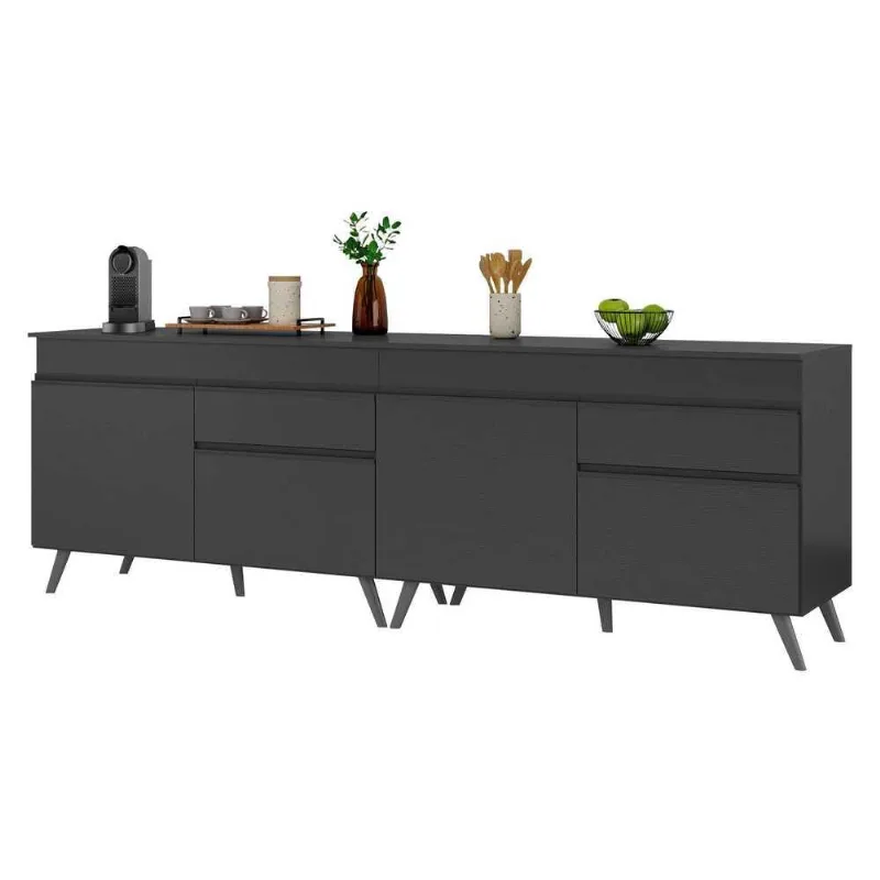 Kit Armário de Cozinha Gabinete Pia 120cm Veneza Multimóveis MP2159
