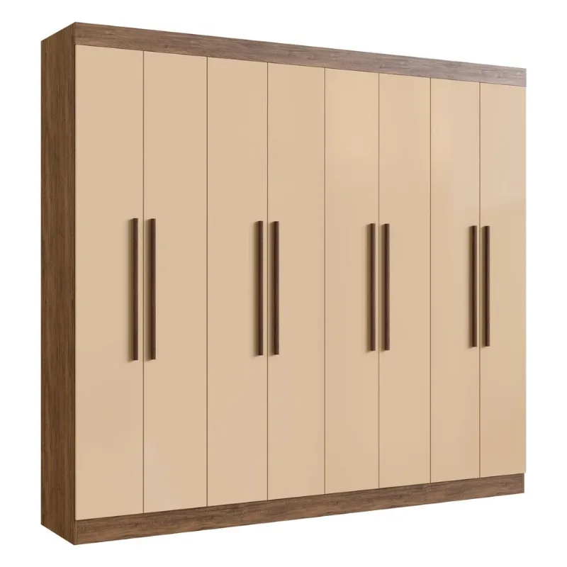 Guarda-Roupas Casal MDF 8 Portas 4 Gavetas Multimóveis CR35200 - Multimóveis