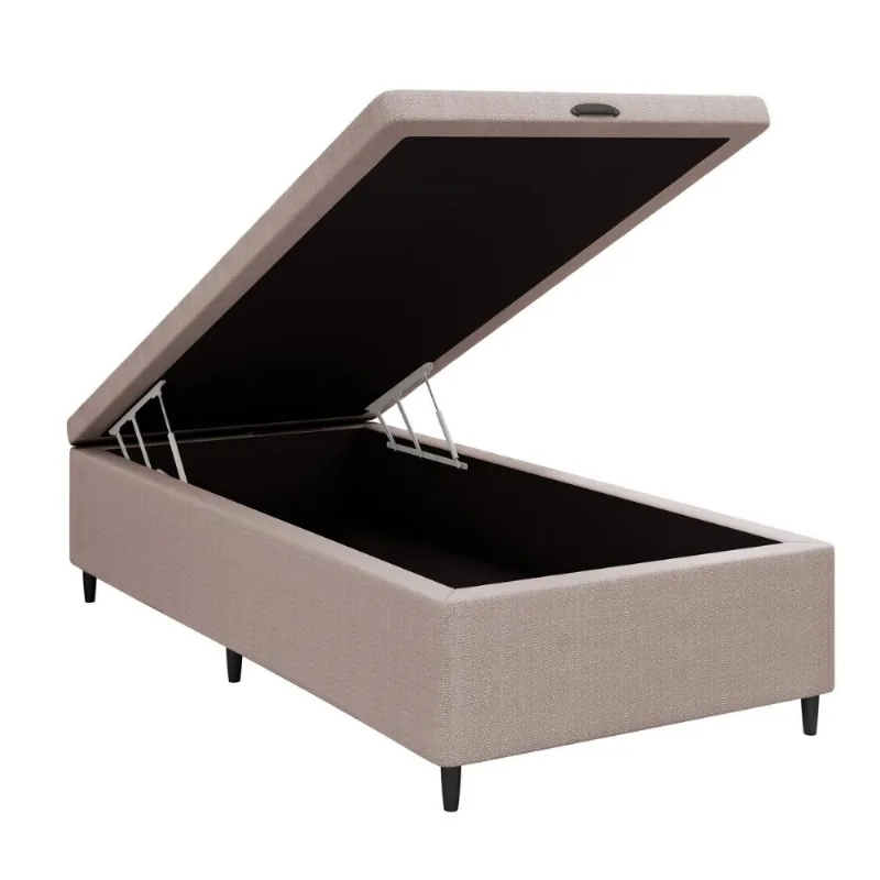 Base Cama Box Baú Solteiro para Colchão 88x188cm Multimóveis CR35237 - Multimóveis