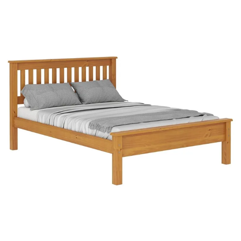 Cama de Casal Madeira Maciça para Colchão 188 x 138cm Multimóveis CR35240