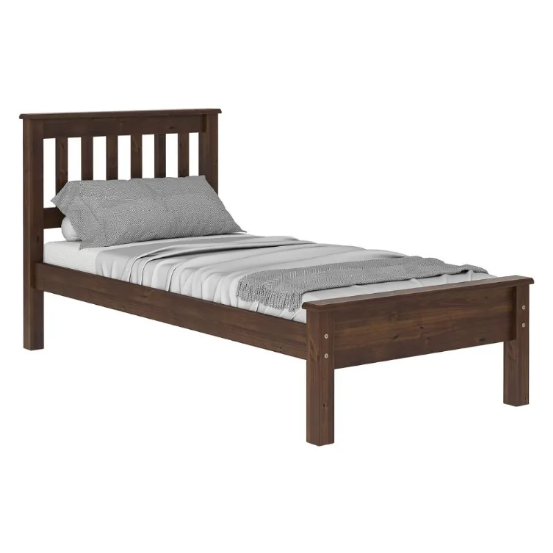 Cama de Solteiro Madeira Maciça para Colchão 188 x 88cm Multimóveis CR35241 - Multimóveis