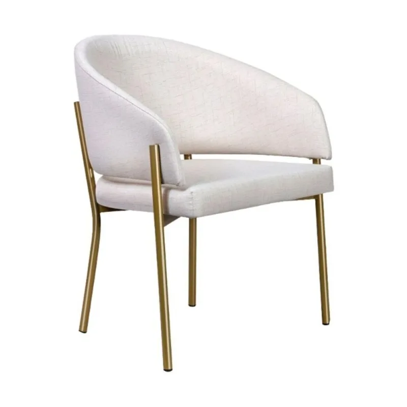 Poltrona Decorativa com Pés de Ferro Multimóveis CR7009 - Multimóveis