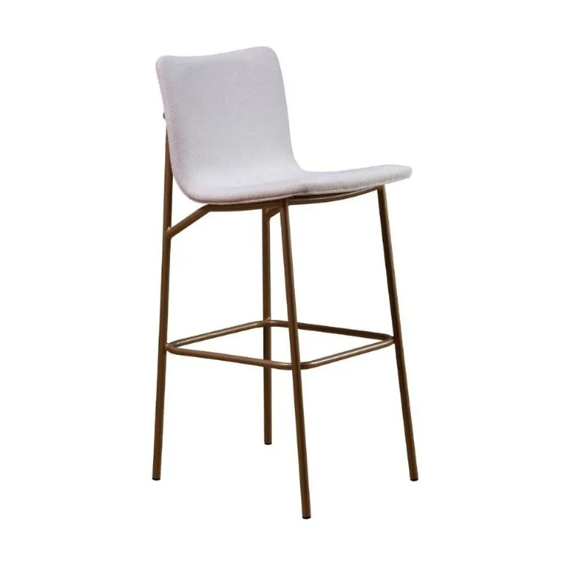 Banqueta Alta Estofada para Cozinha Bar Multimóveis CR20281 - Multimóveis