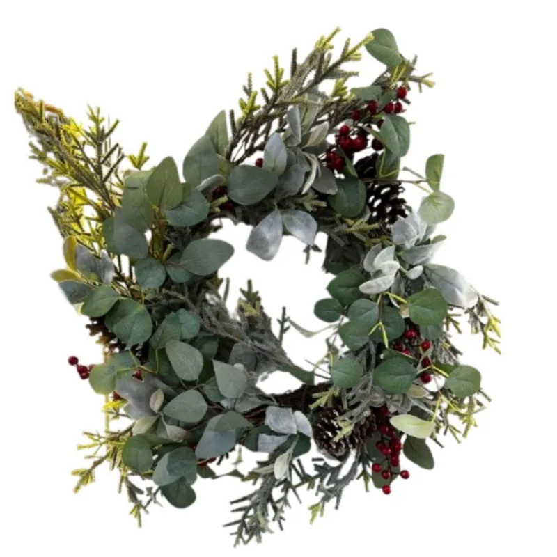 Guirlanda De Natal Frutas E Pinhas 60Cm 1048799 Cromus
