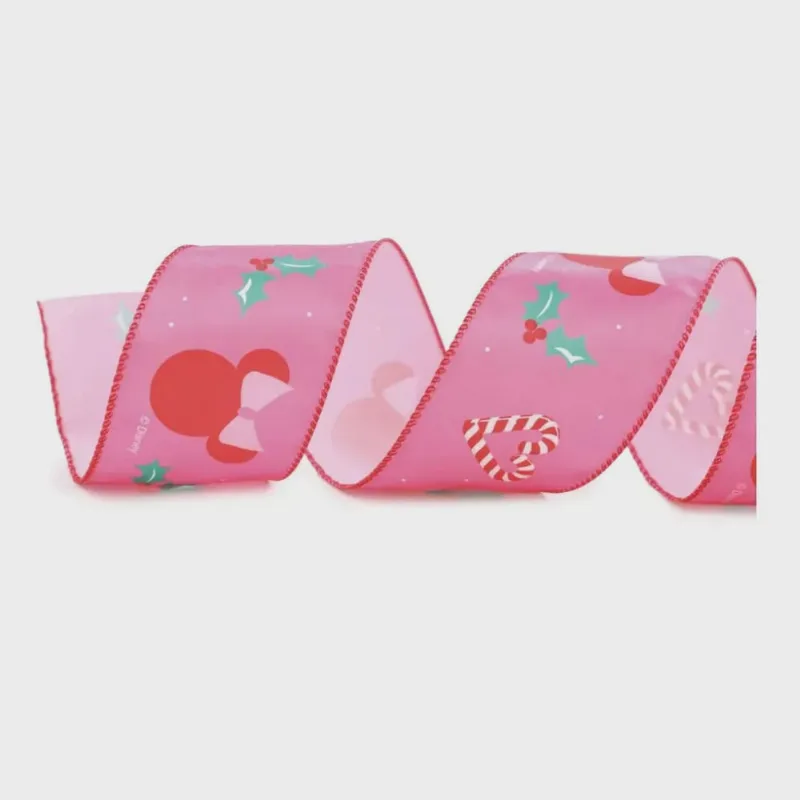 Fita Cetim Aramada Minnie 6,3cmx9,14m 1059001 - Cromus