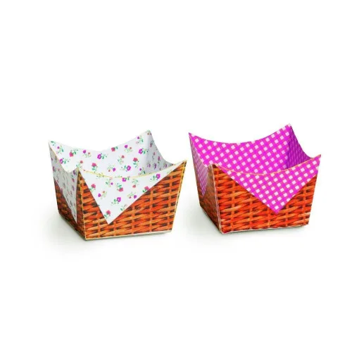 Forminha P/doce Cromus Cachepot Pic Nic Rosa - PIC NIC