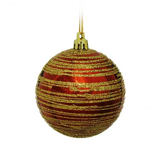 Bola Natal Cromus Marrom C/6unidade - CROMUS - Mercearia