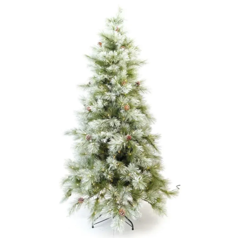 Árvore De Natal Nassau 2,10 Metros Com 537 Hastes E 400 Leds - 1 Un