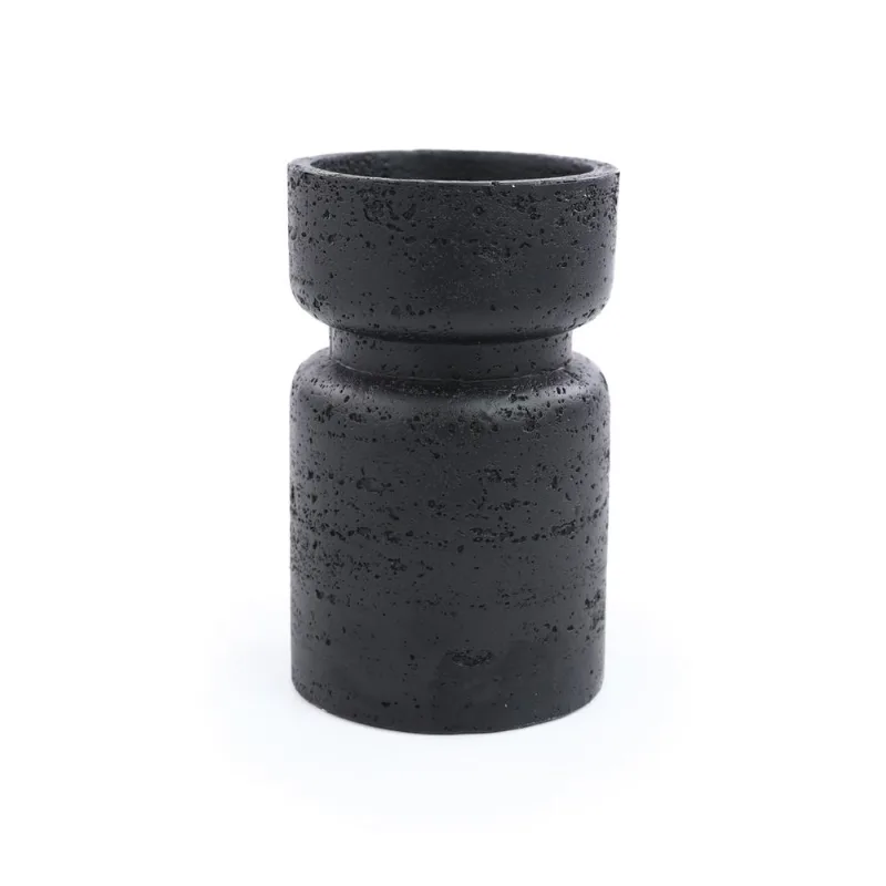 Castical Poliresina 9x9x15cm Preto Cromus
