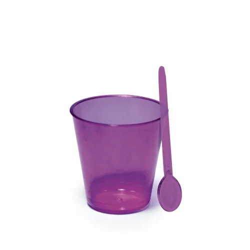 Copinho Redondo P/doces Cromus Lilas C/8 - CROMUS