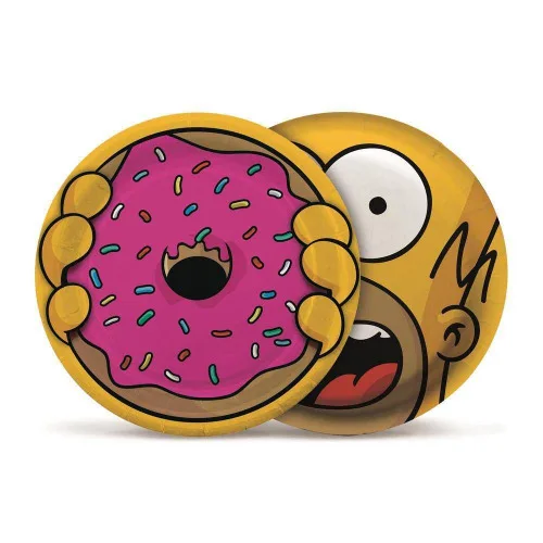 Prato Redondo Cromus 18cm Simpsons C/8 - CROMUS - Bazar