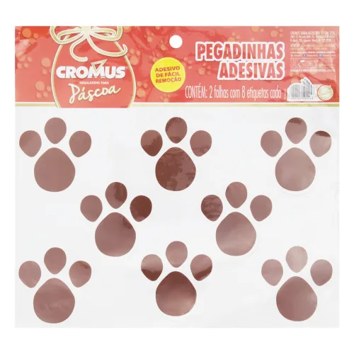 PEGADINHA ADESIVA TAMANHO G PEÇASCOA CROMUS 2 UNIDADES - CROMUS