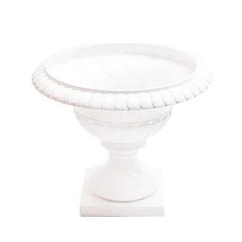 Vaso Cromus Maison 25,5cm Branco - CROMUS - Mercearia