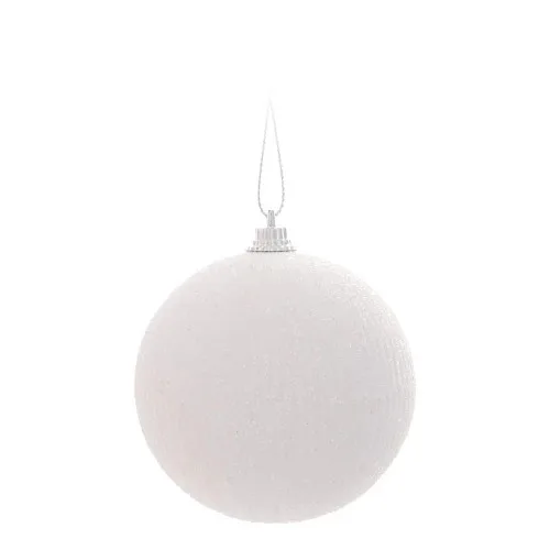 Bola Natal Cromus 10cm Prata - PRATA