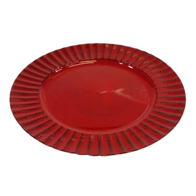 SOUSPLAT VERMELHO ONDULADO (1417411) - CROMUS