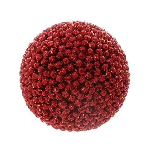 Bola Natal Cromus Crunidadech Vermelha 6cm C/6unidade - CROMUS - Mercearia