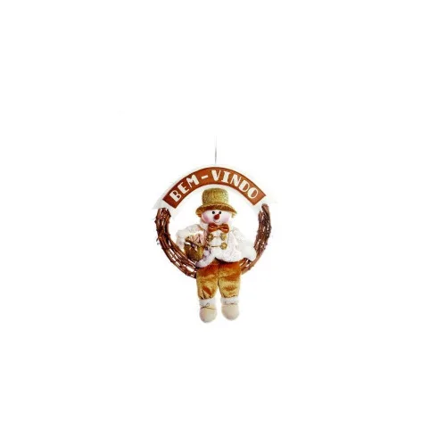 Guirlanda Cromus Boneco Neve - CROMUS - Mercearia