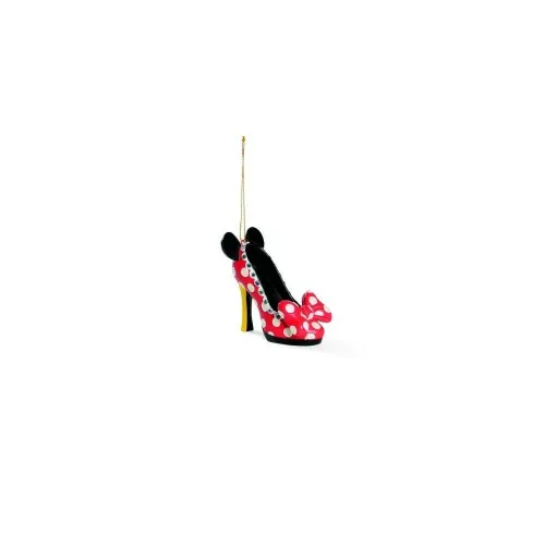 Enfeite Natal Cromus Sapato Minnie 8cm - CROMUS