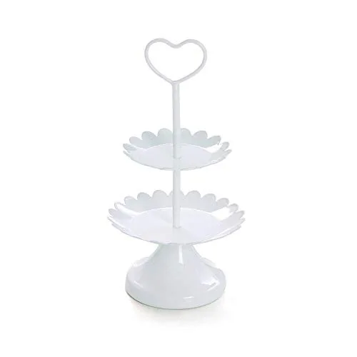 Mini Suporte P/doces Cromus 2 Andares Branco - CROMUS