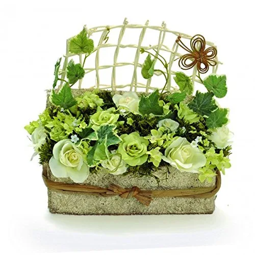 Arranjo Bouquet Cromus Cachepot 30cm C/cercado - CROMUS
