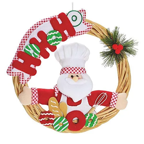 Enfeite Natal Cromus Guirlanda Hohoho Noel Chefe - CROMUS