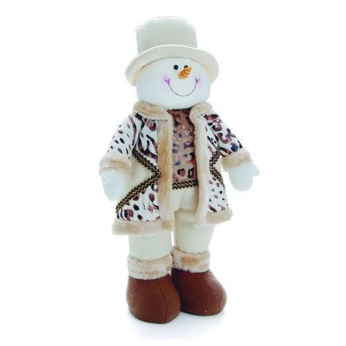 Enfeite Natal Cromus Safari Noel Em Pe Ouro Mod.02 - CROMUS - Mercearia