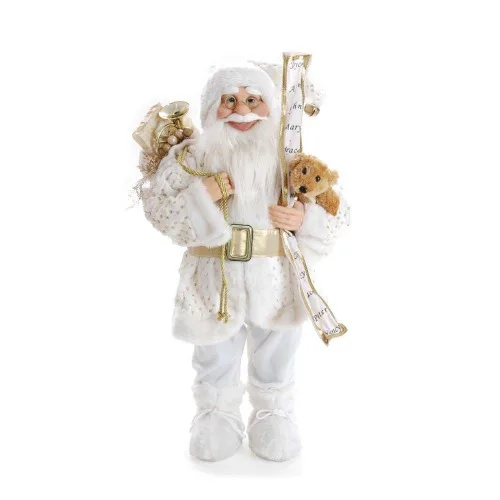 Enfeite Natal Cromus 60cm Papai Noel C/lista Bco - CROMUS