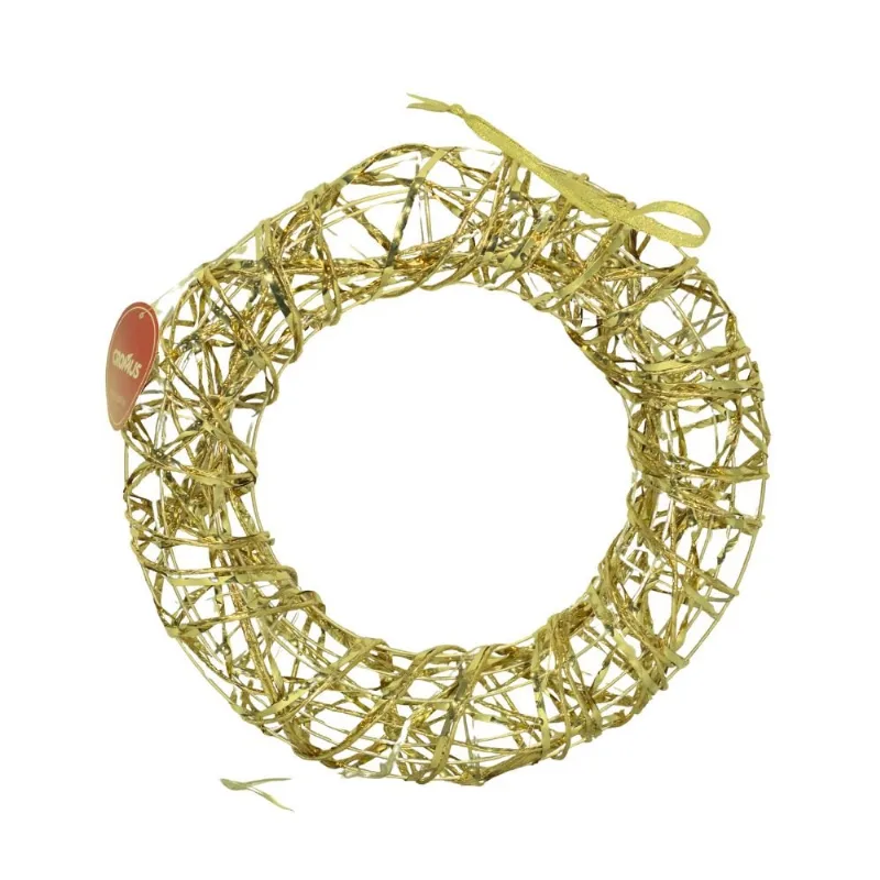Guirlanda Cromus Vazado Com Led Ouro 30cm 3AA 5615 (MP)