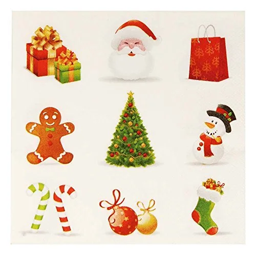 Guardanapo Cromus Natal Personagens Natalinos C/20 - CROMUS