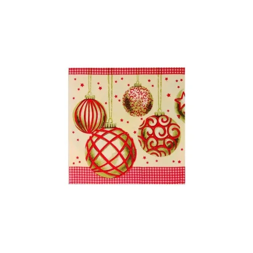 Guardanapo Cromus Bolas Natal C/20 - CROMUS
