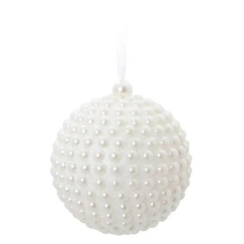Bola Natal Cromus Perolas 10cm C/6 - CROMUS - Mercearia