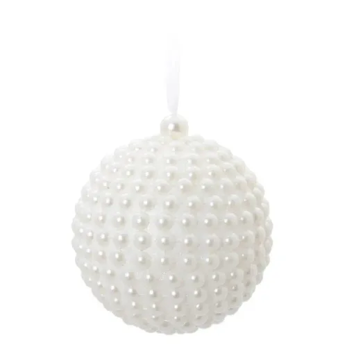 Bola Natal Cromus Perolas 8cm C/6 - CROMUS - Mercearia