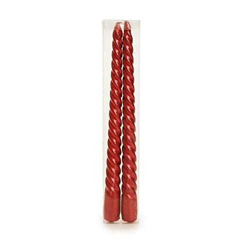 Kit C/2 Velas Espirais Cromus Vermelha - CROMUS - Mercearia