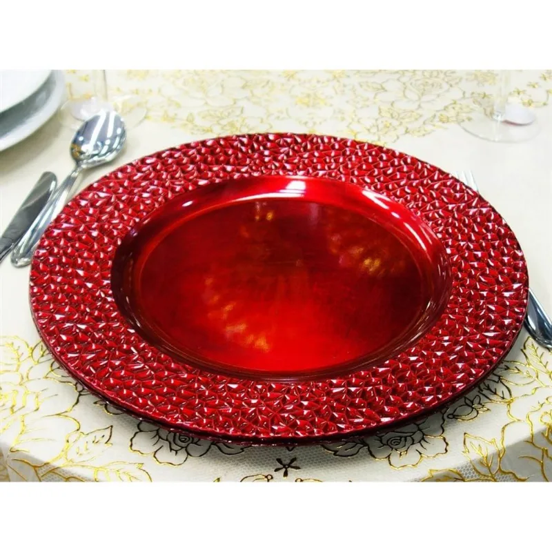 SOUSPLAT/ VERMELHO CRAQUELADO (1553398) - CROMUS