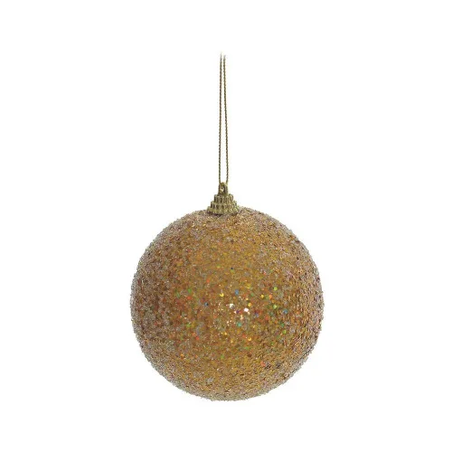 Bola Natal Cromus Glitter/dourada 10cm C/6 - GLITTER - Mercearia