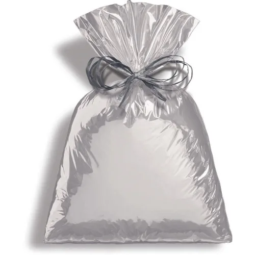 Saco Presente Cromus Metalcolor 25x37cm Prata - CROMUS EMBALAGENS